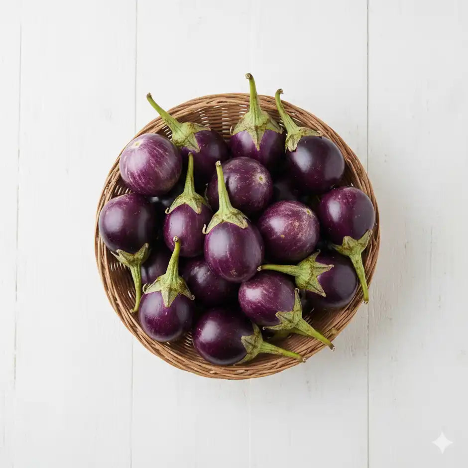 SMALL GREEN BRINJAL (CHOTA HARA BAIGAN) 1KG